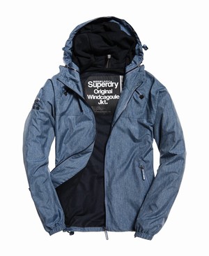 Superdry Dual Cipzár Through Cagoule Férfi Kabát Narancssárga/Kék | NDFAP6413